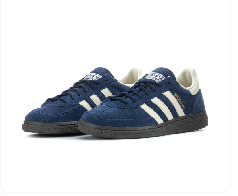 Adidas Handball Spezial Navy Blue Cream White Black Sneakers