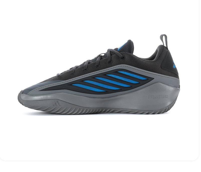 Adidas Basketball Low Top Sneakers Black Blue Grey