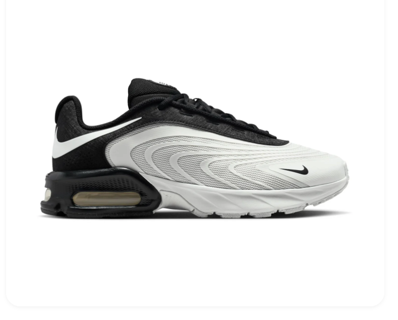 Nike Air Max Exosense White Black Modern Running Sneakers