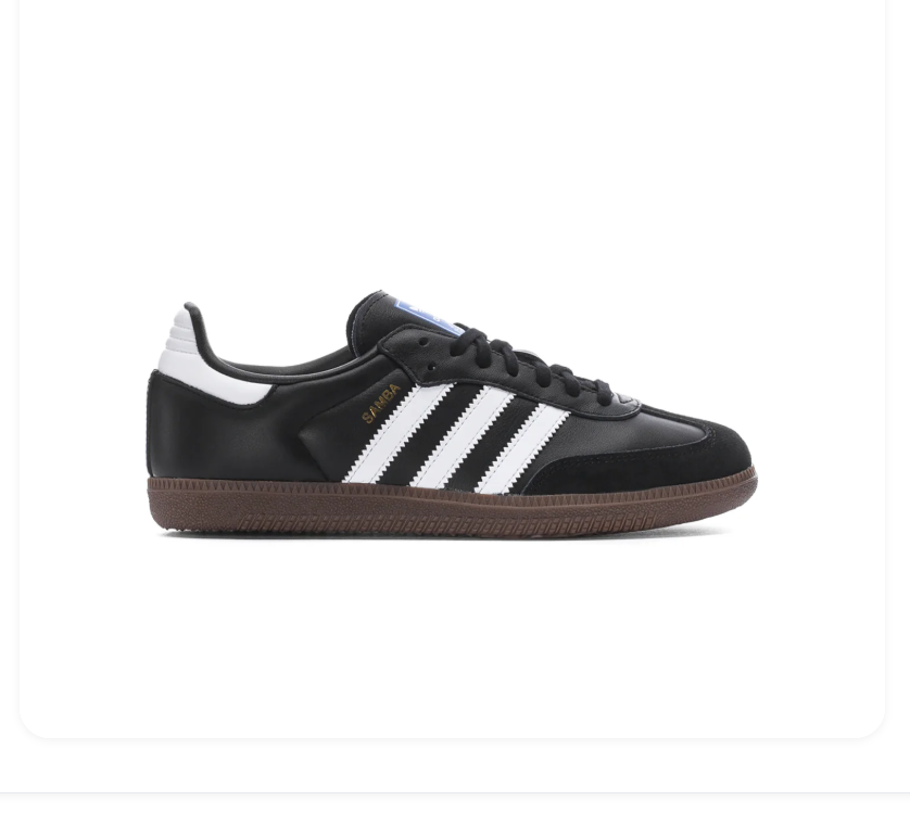 Adidas Samba OG Black White Gum Sneakers