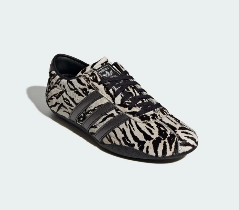Adidas Taekwondo Zebra Print Black White Animal Print Vintage Sneakers