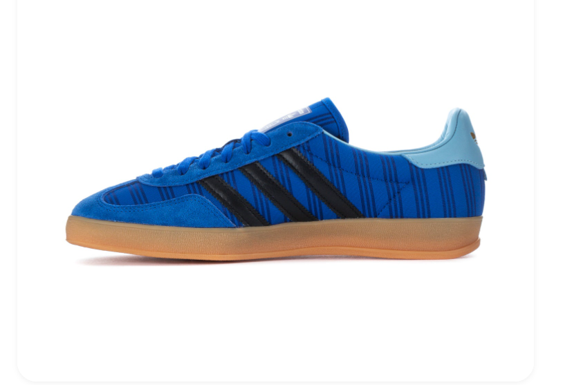 Adidas Gazelle Indoor Royal Blue Navy Light Blue Gum Sneakers