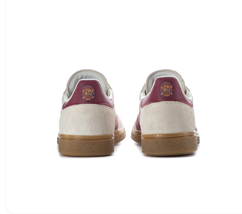 Adidas Handball Spezial Off White Burgundy Gum Sneakers