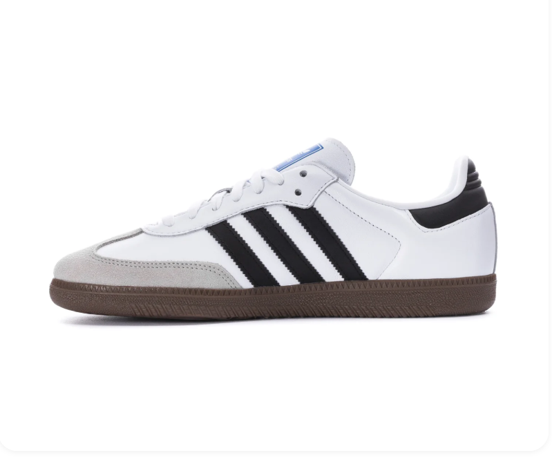 Adidas Samba OG White Black Grey Gum Sneakers