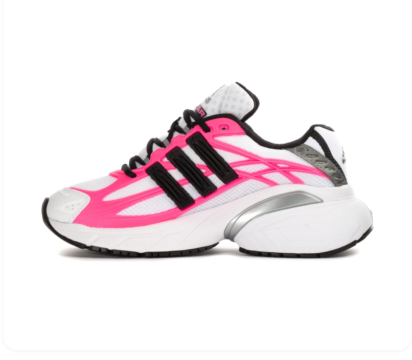 Adidas Adistar White Lucid Pink Black Silver Sneakers
