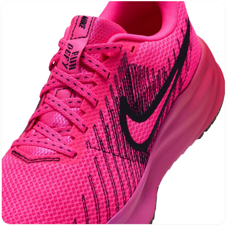 Nike Pegasus 41 Fierce Pink Black Run Defy Print Women's Running Sneakers
