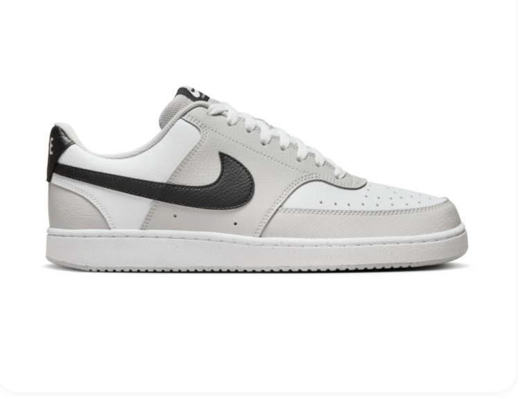 Nike Gamma Force Low White Photon Dust Black Classic Court Sneakers