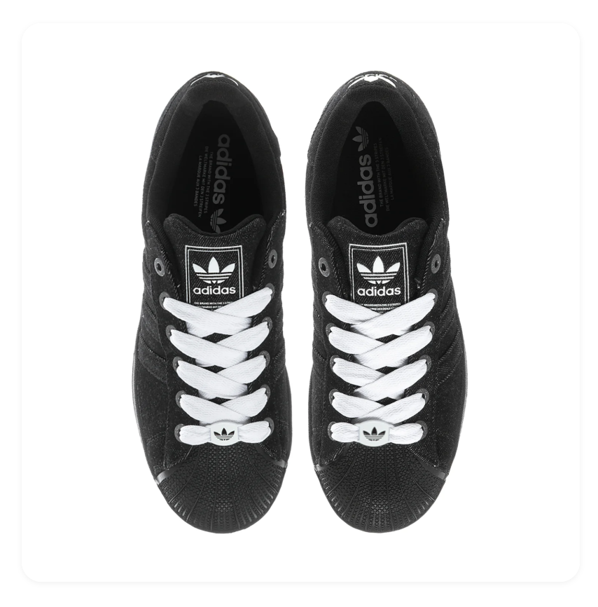 Adidas Superstar Triple Black Suede Shell Toe Sneakers