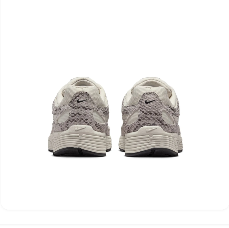 Nike P-6000 Bowerman Series Sail Snake Print Phantom Retro Running Sneakers