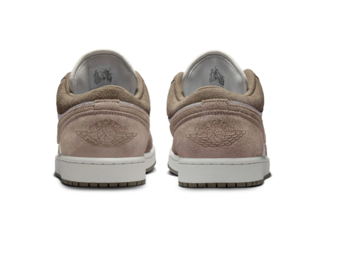 Air Jordan 1 Low SE Desert Mocha Brown White Sneakers
