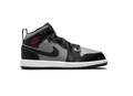 Air Jordan 1 Mid Shadow Grey Black Red Sneakers