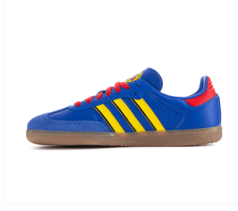 Adidas Samba OG x Club América Royal Blue Yellow Red Gum Sneakers