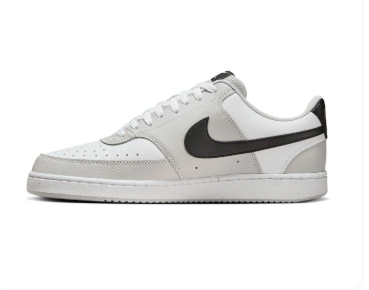 Nike Gamma Force Low White Photon Dust Black Classic Court Sneakers