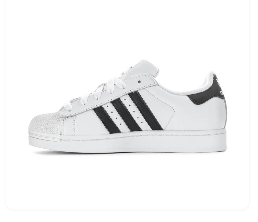 Adidas Superstar White Black Shell Toe Sneakers