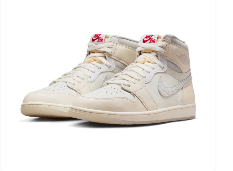 Air Jordan 1 Retro High OG Sail Neutral Grey Nike Air Sneakers