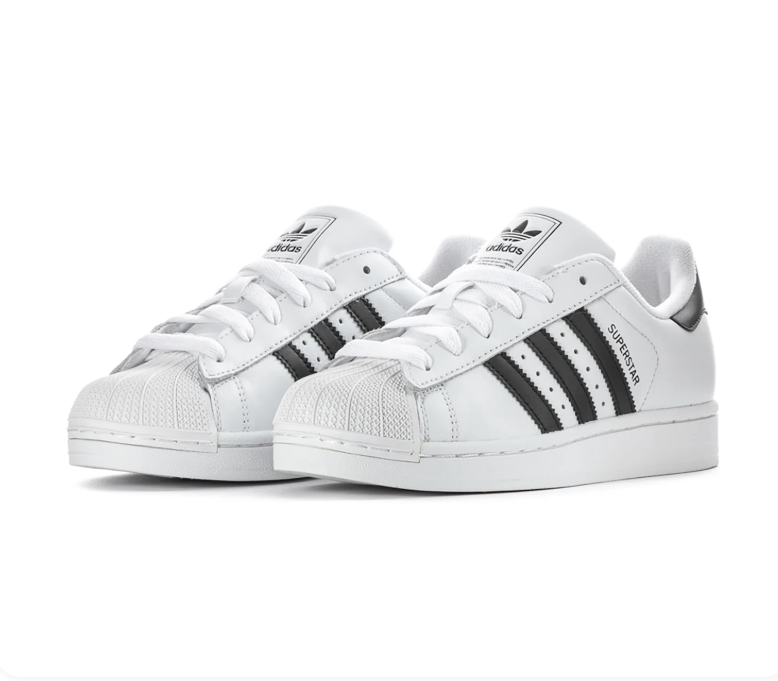 Adidas Superstar White Black Shell Toe Sneakers