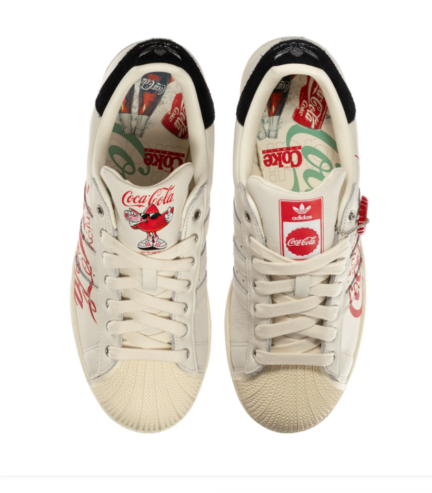 Adidas Superstar x Coca-Cola Cream White Black Limited Edition Sneakers