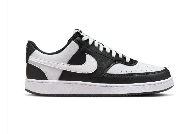 Nike Court Vision Low Next Nature Black White Panda Classic Court Lifestyle Sneakers