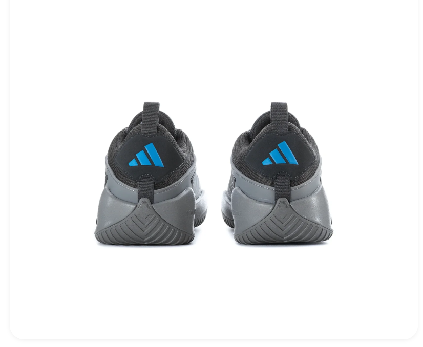 Adidas Basketball Low Top Sneakers Black Blue Grey