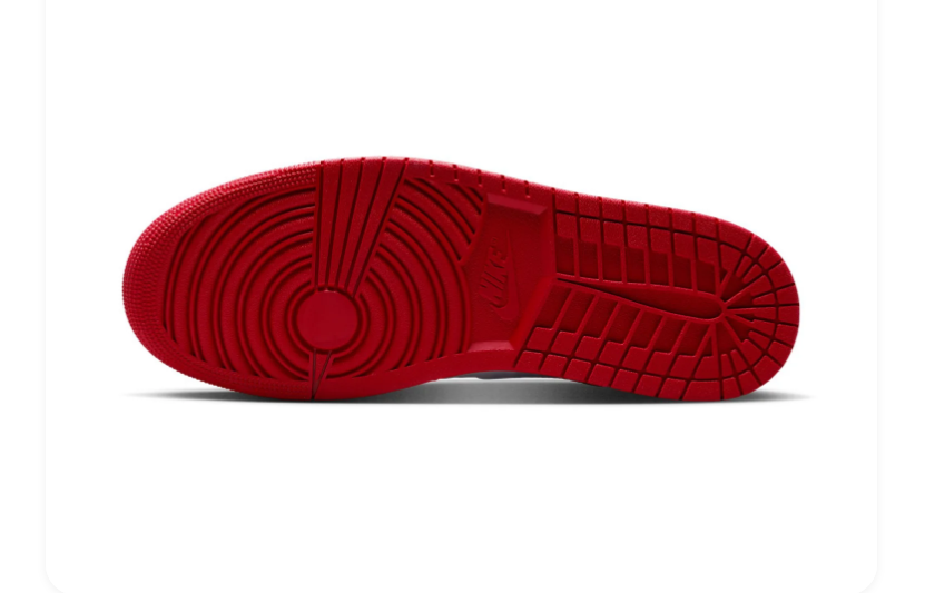 Air Jordan 1 Mid Bred Toe Black Red White Sneakers