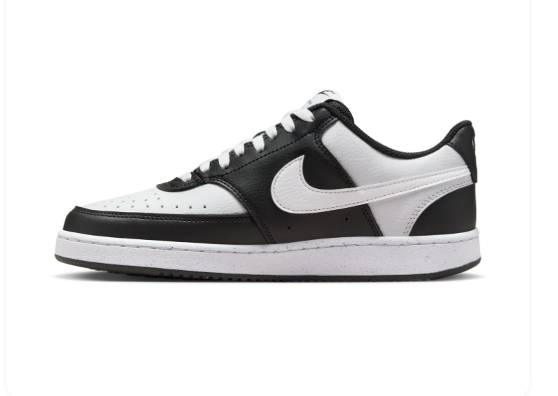 Nike Court Vision Low Next Nature Black White Panda Classic Court Lifestyle Sneakers
