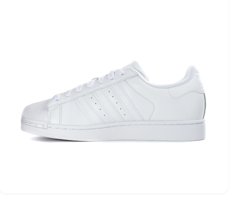 Adidas Superstar Triple White Shell Toe Sneakers