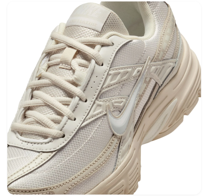 Nike Initiator Cream Sand Tonal Orewood Brown Retro Running Sneakers