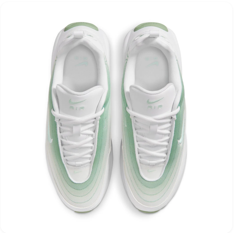 Nike Air Max Portal White Jade Ice Oil Green Chunky Air Cushion Lifestyle Sneakers