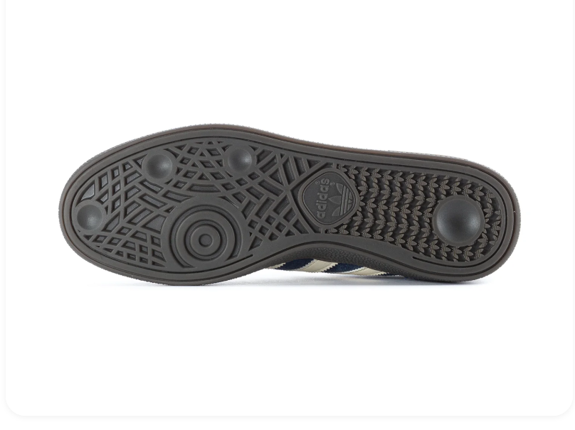 Adidas Handball Spezial Navy Blue Off White Black Sole Sneakers