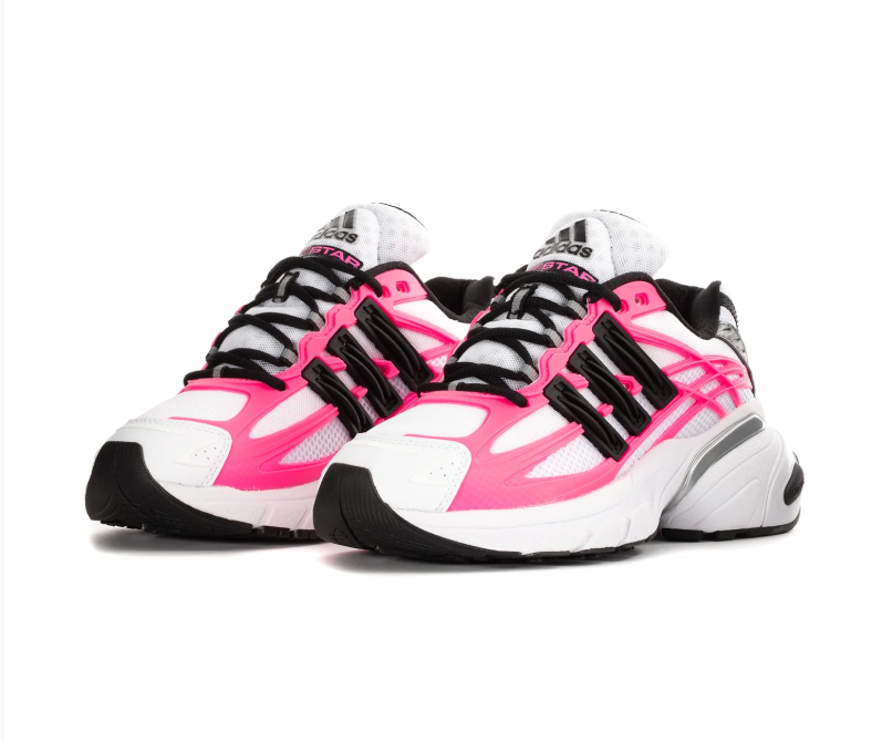 Adidas Adistar White Lucid Pink Black Silver Sneakers