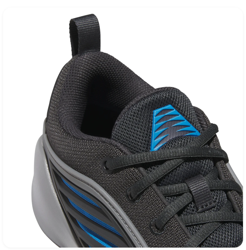 Adidas Basketball Low Top Sneakers Black Blue Grey
