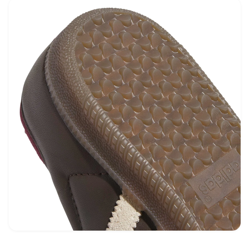 Adidas Samba OG Dark Brown Cream Burgundy Gum Sneakers