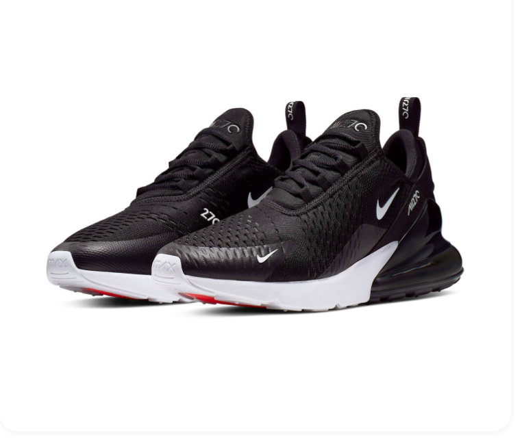 Nike Air Max 270 Black White Anthracite Lifestyle Sneakers