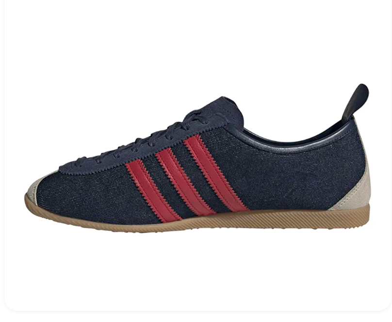 Adidas Japan Navy Blue Crimson Red Cream Toe Gum Vintage Sneakers