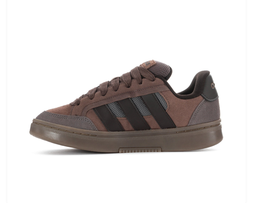 Adidas Cloudfoam Daily Dark Brown Monochrome Casual Sneakers