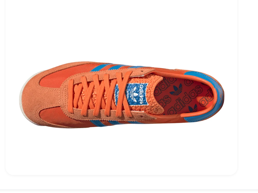 Adidas SL 72 Semi Impact Orange Bright Blue Cream Gum Vintage Sneakers