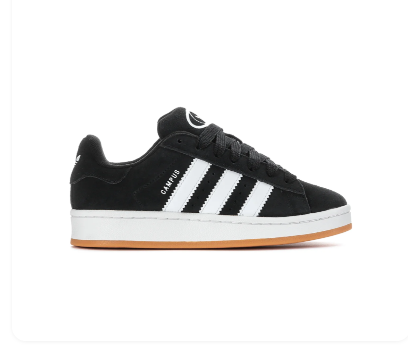 Adidas Campus 00s Black White Gum Sneakers