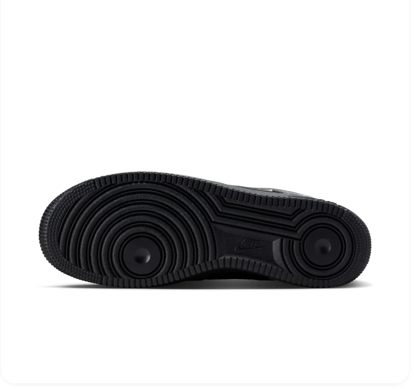 Nike Air Force 1 Low LV8 Anthracite Black Metallic Silver Tumbled Leather Court Sneakers