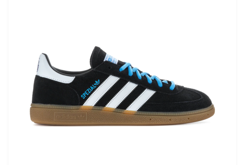 Adidas Handball Spezial Black White Bright Blue Gum Sneakers