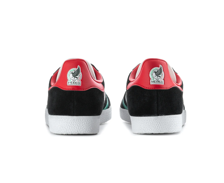 Adidas Gazelle Black Italy Tricolor Red White Green Sneakers