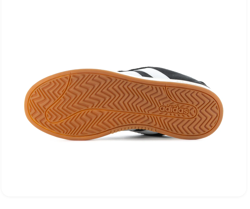 Adidas Grand Court Alpha Black White Gum Sneakers