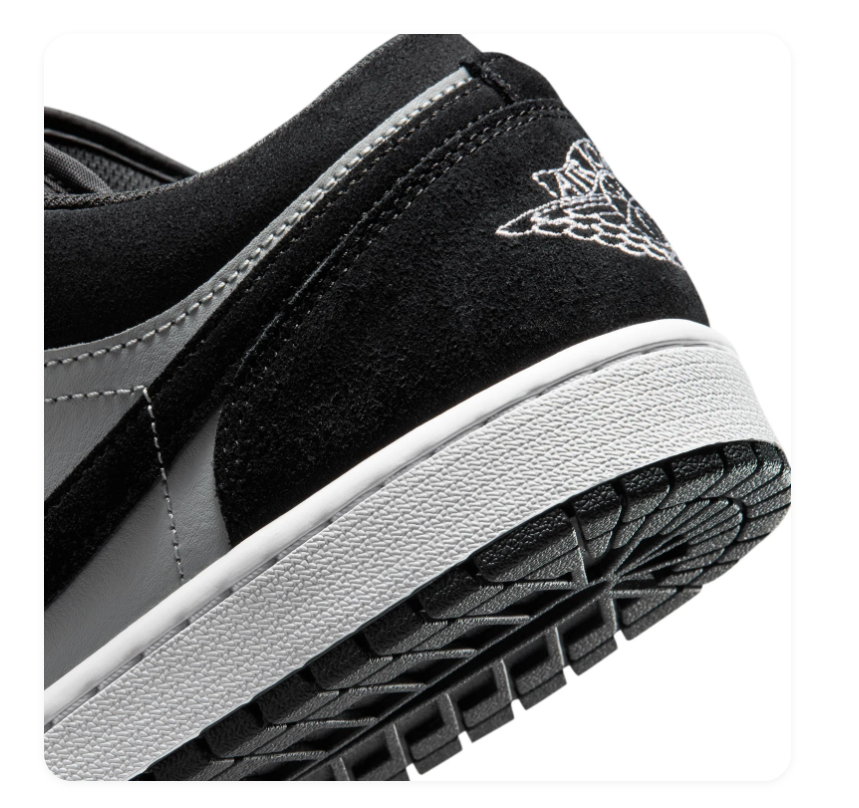 Air Jordan 1 Low Black Shadow Sneakers