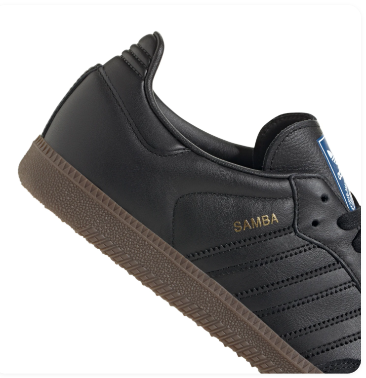 Adidas Samba OG Triple Black Gum Sneakers