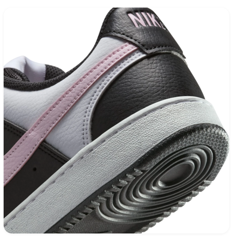 Nike Court Vision Low White Black Pink Foam Panda Court Lifestyle Sneakers