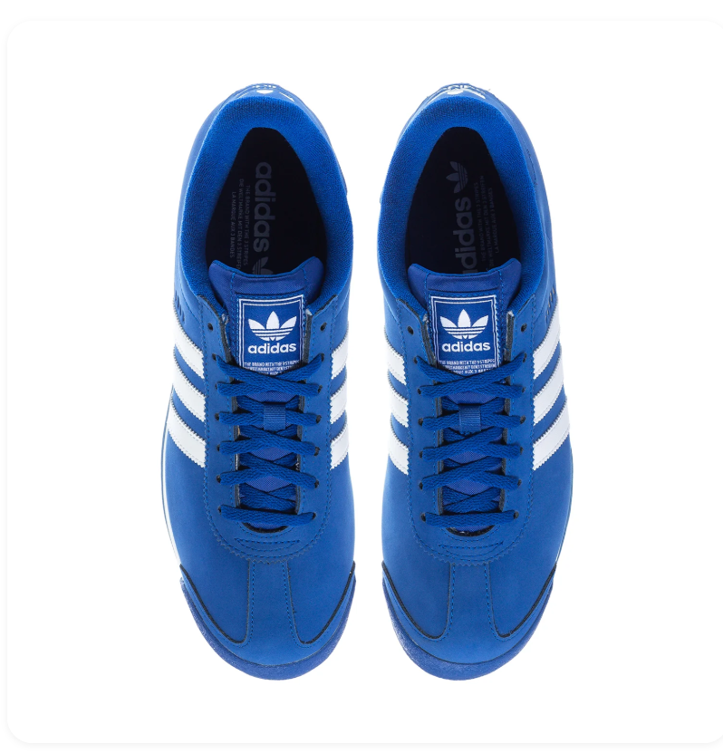 Adidas Samoa Royal Blue White Low Top Sneakers