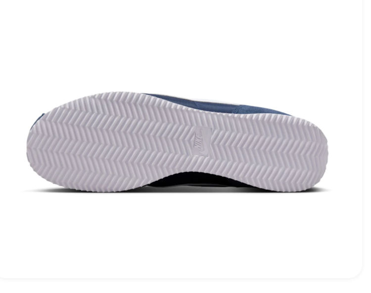 Nike Cortez Midnight Navy White Nylon Classic Retro Sneakers