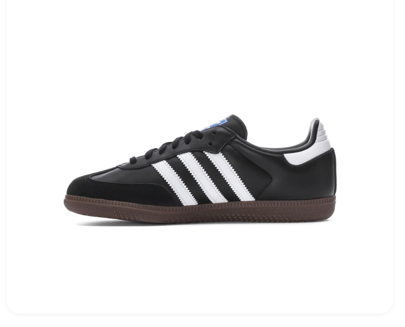 Adidas Samba OG Black White Gum Sneakers