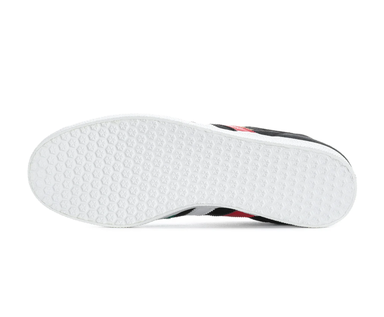 Adidas Gazelle Black Italy Tricolor Red White Green Sneakers