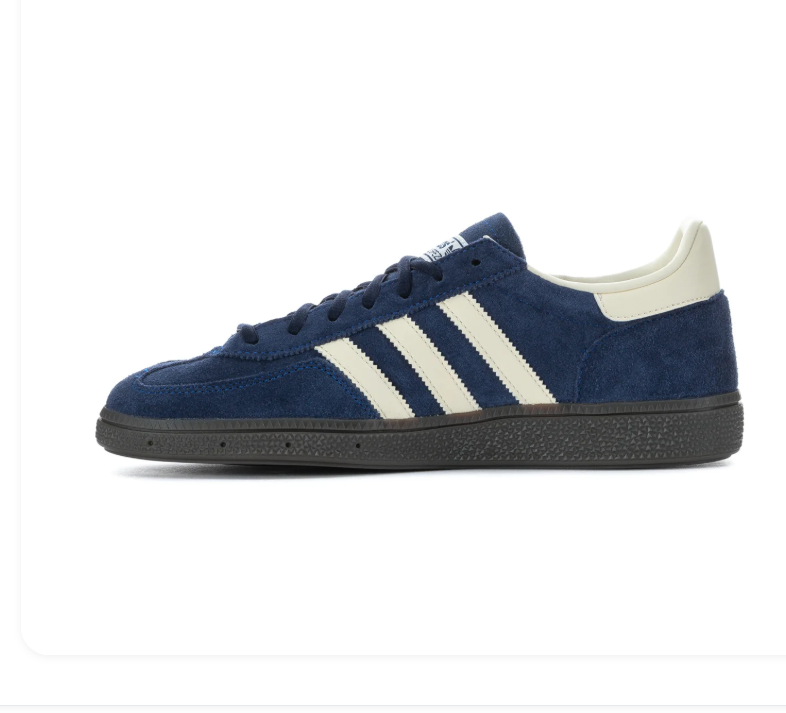 Adidas Handball Spezial Navy Blue Off White Black Sole Sneakers