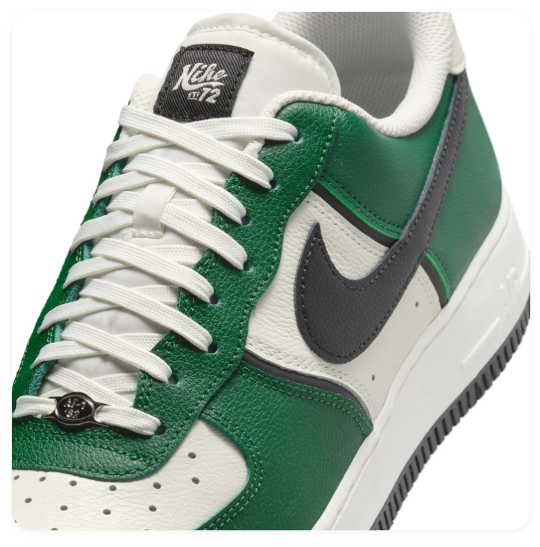 Nike Air Force 1 Low '07 Gorge Green Sail Black Celtics Classic Court Lifestyle Sneakers